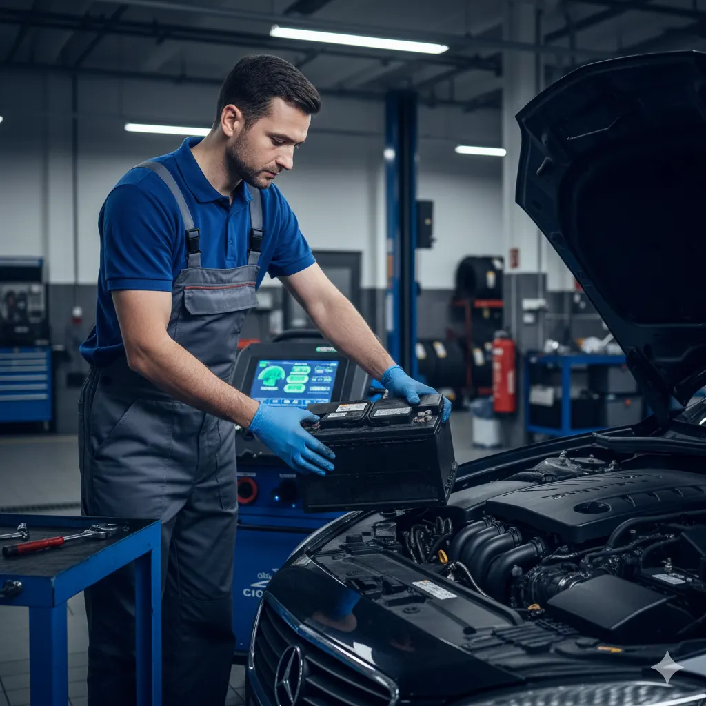 Car battery replacement service in Doha Qatar