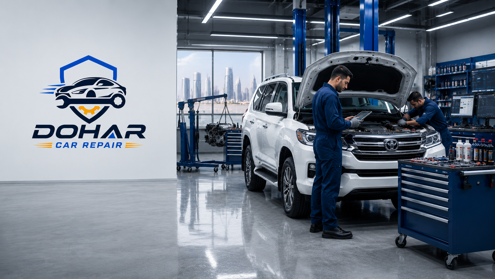 Professional car repair service in Doha Qatar