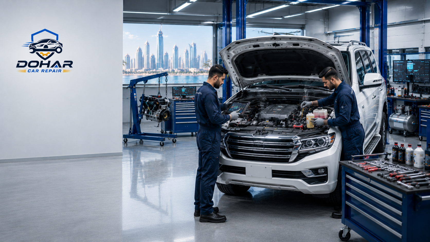 Car engine repair service in Doha Qatar